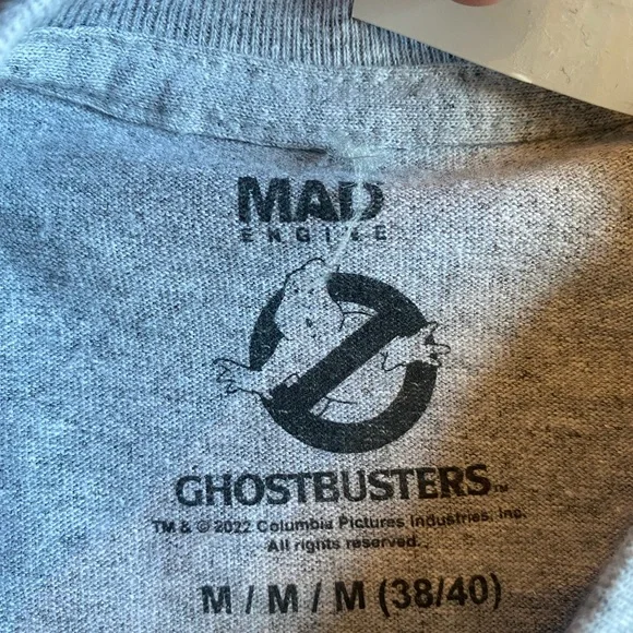 MAD Engine Men’s Gray Ghostbusters Graphic T-shirt - Picture 12 of 14